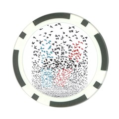 Twenty One Pilots Birds Poker Chip Card Guard from ArtsNow.com Back