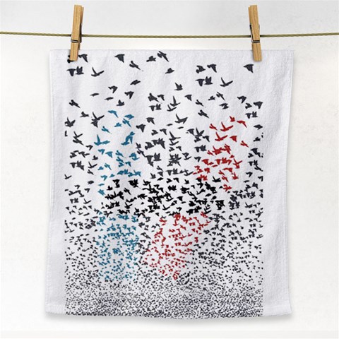 Twenty One Pilots Birds Face Towel from ArtsNow.com Front