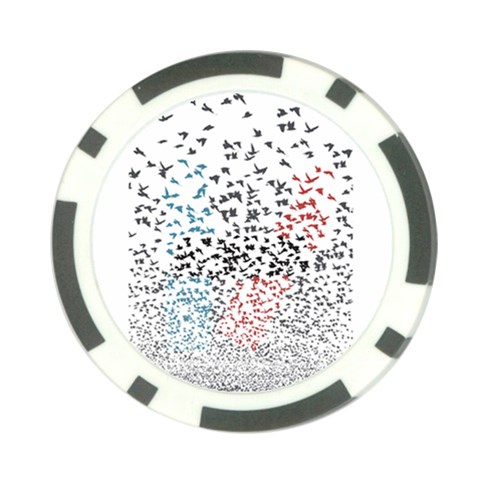 Twenty One Pilots Birds Poker Chip Card Guard (10 pack) from ArtsNow.com Front