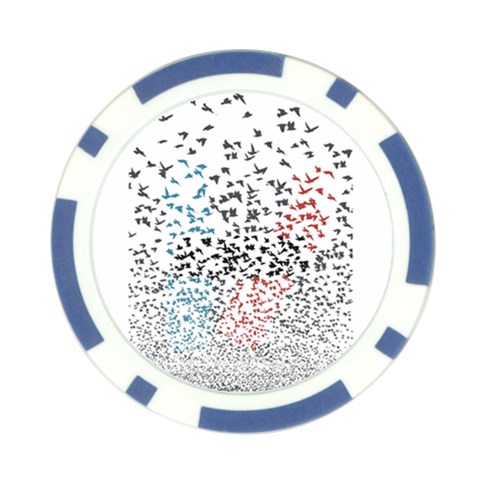 Twenty One Pilots Birds Poker Chip Card Guard (10 pack) from ArtsNow.com Back