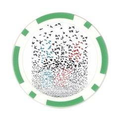 Twenty One Pilots Birds Poker Chip Card Guard (10 pack) from ArtsNow.com Back