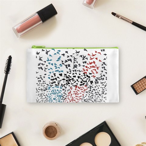 Twenty One Pilots Birds Cosmetic Bag (Small) from ArtsNow.com Front