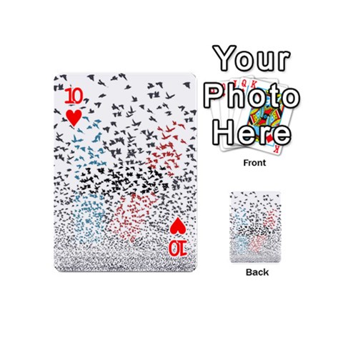 Twenty One Pilots Birds Playing Cards 54 (Mini) from ArtsNow.com Front - Heart10