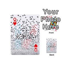 Queen Twenty One Pilots Birds Playing Cards 54 (Mini) from ArtsNow.com Front - HeartQ