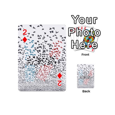 Twenty One Pilots Birds Playing Cards 54 (Mini) from ArtsNow.com Front - Diamond2