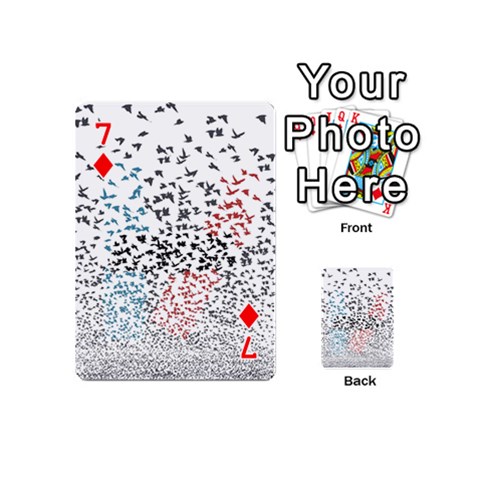 Twenty One Pilots Birds Playing Cards 54 (Mini) from ArtsNow.com Front - Diamond7