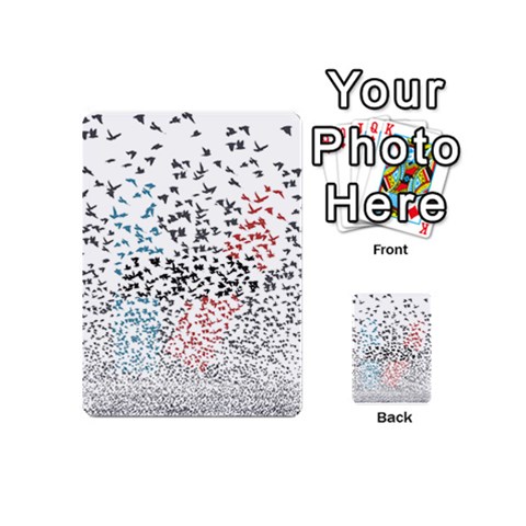 Twenty One Pilots Birds Playing Cards 54 (Mini) from ArtsNow.com Back