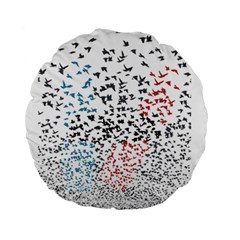Twenty One Pilots Birds Standard 15  Premium Round Cushion  from ArtsNow.com Back