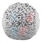 Twenty One Pilots Birds Large 18  Premium Round Cushion 