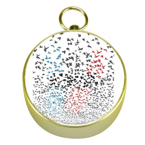 Twenty One Pilots Birds Gold Compass from ArtsNow.com Front