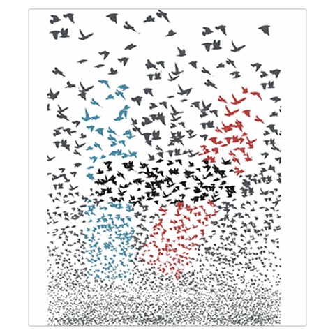 Twenty One Pilots Birds Drawstring Pouch (Small) from ArtsNow.com Back