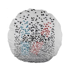 Twenty One Pilots Birds Standard 15  Premium Flano Round Cushion  from ArtsNow.com Front