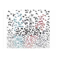 Twenty One Pilots Birds Double Sided Flano Blanket (Mini) from ArtsNow.com 35 x27  Blanket Front