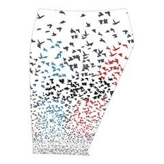 Twenty One Pilots Birds Midi Wrap Pencil Skirt from ArtsNow.com  Front Right 