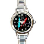 Twenty One Pilots Stay Alive Song Lyrics Quotes Round Italian Charm Watch