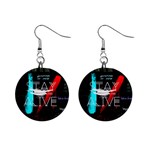 Twenty One Pilots Stay Alive Song Lyrics Quotes 1  Button Earrings