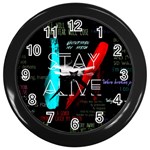 Twenty One Pilots Stay Alive Song Lyrics Quotes Wall Clock (Black)