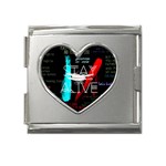 Twenty One Pilots Stay Alive Song Lyrics Quotes Mega Link Heart Italian Charm (18mm)