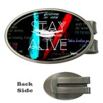 Twenty One Pilots Stay Alive Song Lyrics Quotes Money Clip (Oval)