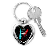 Twenty One Pilots Stay Alive Song Lyrics Quotes Key Chain (Heart)