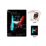 Twenty One Pilots Stay Alive Song Lyrics Quotes Playing Cards (Mini)