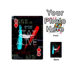 Queen Twenty One Pilots Stay Alive Song Lyrics Quotes Playing Cards 54 (Mini) from ArtsNow.com Front - HeartQ