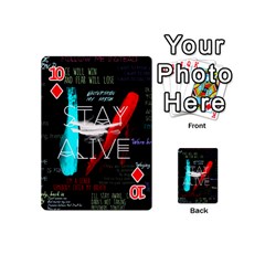 Twenty One Pilots Stay Alive Song Lyrics Quotes Playing Cards 54 (Mini) from ArtsNow.com Front - Diamond10