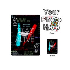 Jack Twenty One Pilots Stay Alive Song Lyrics Quotes Playing Cards 54 (Mini) from ArtsNow.com Front - ClubJ