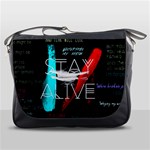 Twenty One Pilots Stay Alive Song Lyrics Quotes Messenger Bag