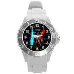 Twenty One Pilots Stay Alive Song Lyrics Quotes Round Plastic Sport Watch (L)