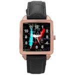 Twenty One Pilots Stay Alive Song Lyrics Quotes Rose Gold Leather Watch 