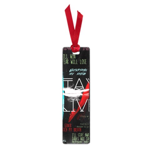 Twenty One Pilots Stay Alive Song Lyrics Quotes Small Book Mark from ArtsNow.com Front