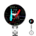 Twenty One Pilots Stay Alive Song Lyrics Quotes Stainless Steel Nurses Watch