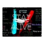 Twenty One Pilots Stay Alive Song Lyrics Quotes Double Sided Flano Blanket (Mini)