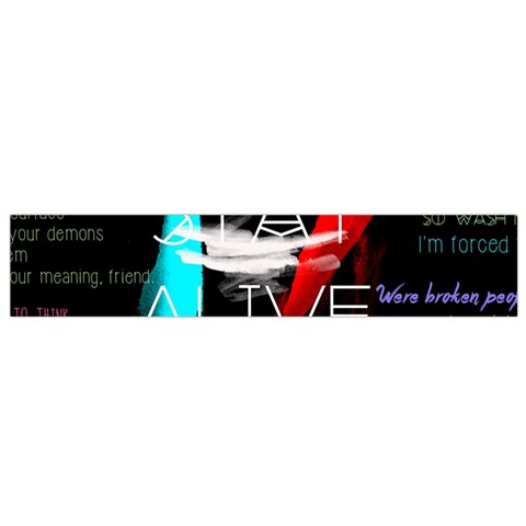 Twenty One Pilots Stay Alive Song Lyrics Quotes Flano Scarf (Small) from ArtsNow.com Front