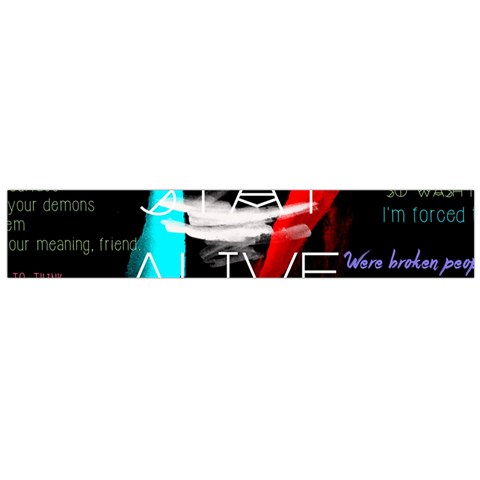 Twenty One Pilots Stay Alive Song Lyrics Quotes Flano Scarf (Large) from ArtsNow.com Front