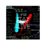 Twenty One Pilots Stay Alive Song Lyrics Quotes Small Satin Scarf (Square)