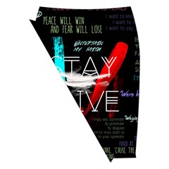 Twenty One Pilots Stay Alive Song Lyrics Quotes Midi Wrap Pencil Skirt from ArtsNow.com Front Left