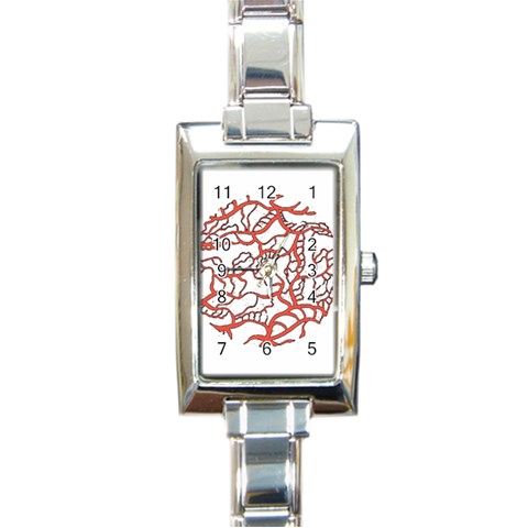 Twenty One Pilots Tear In My Heart Soysauce Remix Rectangle Italian Charm Watch from ArtsNow.com Front