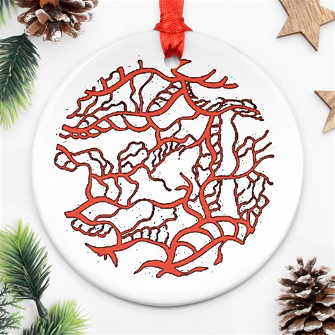 Twenty One Pilots Tear In My Heart Soysauce Remix Ornament (Round) from ArtsNow.com Front