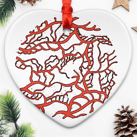 Twenty One Pilots Tear In My Heart Soysauce Remix Ornament (Heart) from ArtsNow.com Front