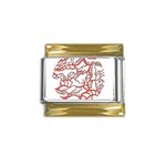 Twenty One Pilots Tear In My Heart Soysauce Remix Gold Trim Italian Charm (9mm)