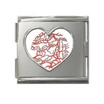 Twenty One Pilots Tear In My Heart Soysauce Remix Mega Link Heart Italian Charm (18mm)