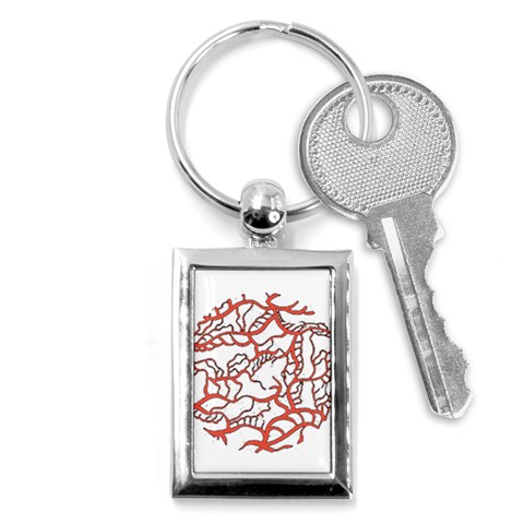 Twenty One Pilots Tear In My Heart Soysauce Remix Key Chain (Rectangle) from ArtsNow.com Front