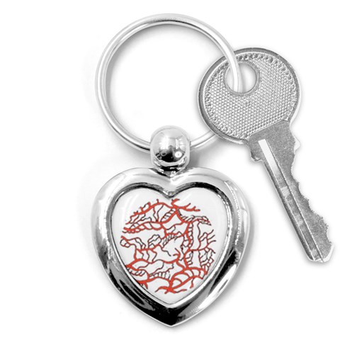 Twenty One Pilots Tear In My Heart Soysauce Remix Key Chain (Heart) from ArtsNow.com Front