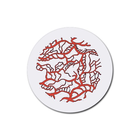 Twenty One Pilots Tear In My Heart Soysauce Remix Rubber Coaster (Round) from ArtsNow.com Front