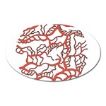 Twenty One Pilots Tear In My Heart Soysauce Remix Magnet (Oval)