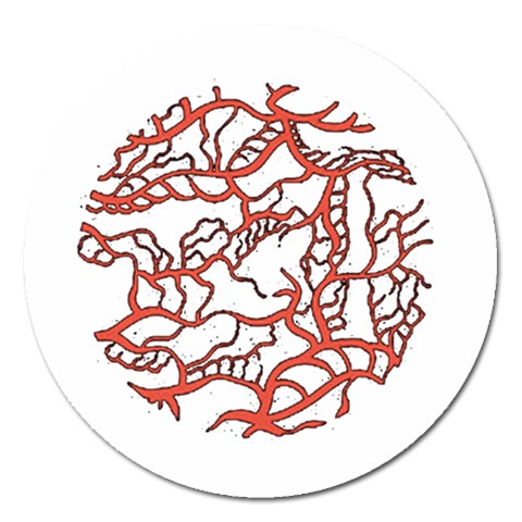 Twenty One Pilots Tear In My Heart Soysauce Remix Magnet 5  (Round) from ArtsNow.com Front