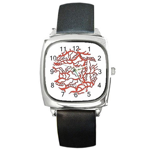 Twenty One Pilots Tear In My Heart Soysauce Remix Square Metal Watch from ArtsNow.com Front