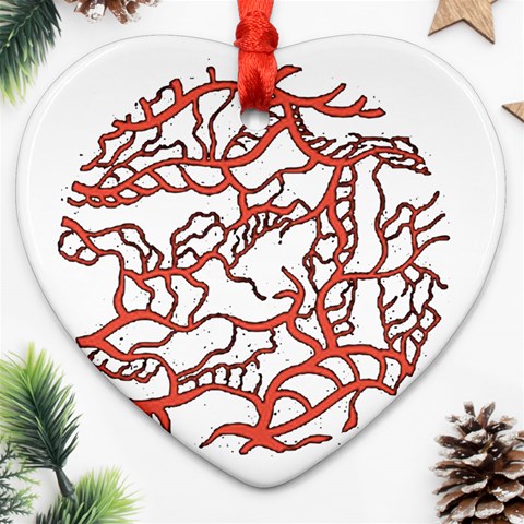 Twenty One Pilots Tear In My Heart Soysauce Remix Heart Ornament (Two Sides) from ArtsNow.com Front